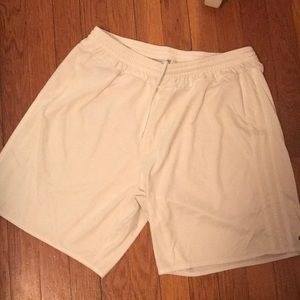 White athletic shorts